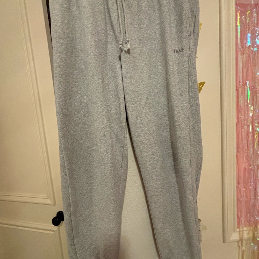 aritzia tna grey sweatpants